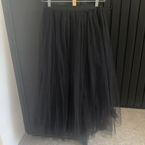 🖤 37. Black Dorothee Schumacher tulle skirt